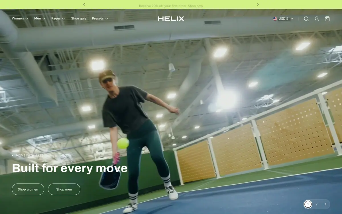Helix teması demo mağaza